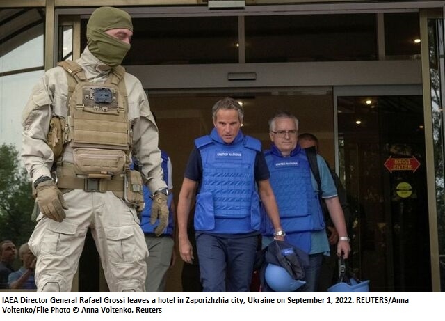 IAEA team pressing ahead with Zaporizhzhia plant visit despite ‘increased military activity’