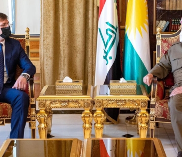 سەرۆك بارزانی پێشوازی لە كونسوڵی نوێی ڕووسیا لە هەولێر دەكات