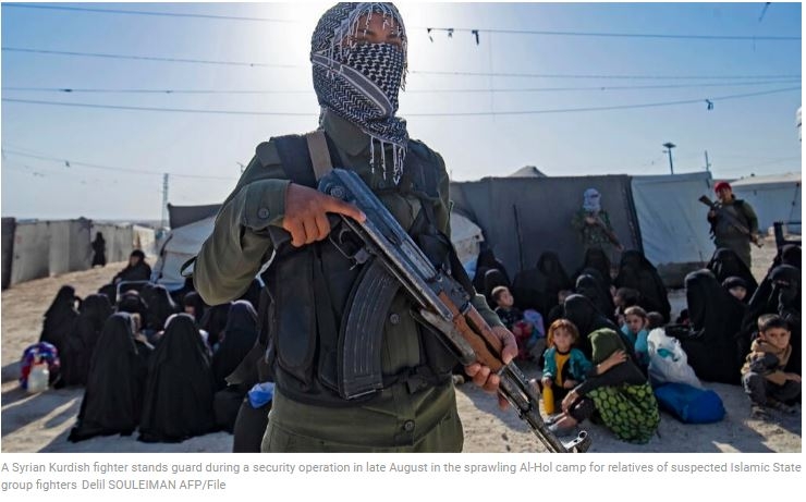 Kurd fighters killed, jihadists detained in Syria camp clashes