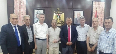 Şandeke Kurdên Efrînê nameya nerazîbûnê radestî Konsulê Filistînê kir