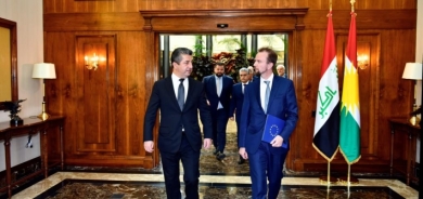 مسرور بارزاني يبحث مع وفد الاتحاد الأوروبي مستجدات الأوضاع في العراق وسوريا