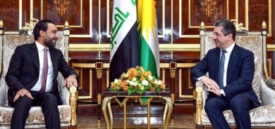 Serokwezîrê Herêmê Kurdistanê pêşwazî li Serokê Encûmena Nûneran û Serokê Hevpeymaniya Siyade kir