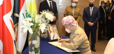 الرئيس بارزاني يعرب عن تعازيه للمملكة المتحدة