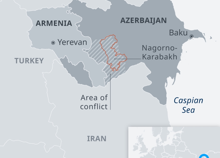 Armenia-Azerbaijan clashes: Dozens killed along border near Nagorno-Karabakh