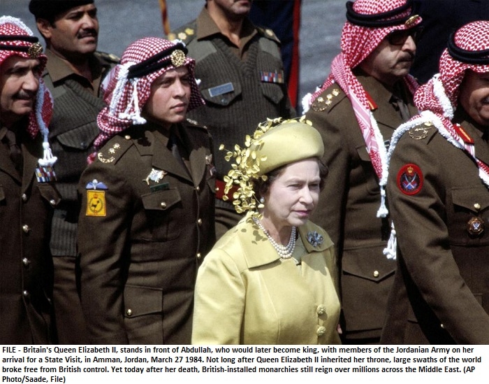 Queen’s reign saw British leave Mideast with a mixed legacy