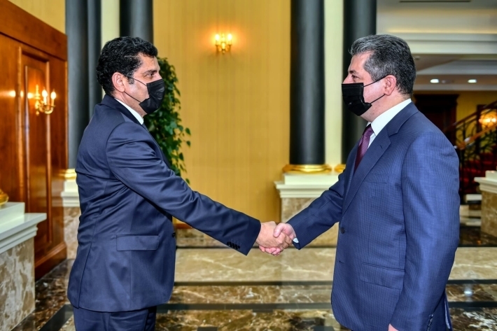 Serokê Hikûmeta Herêma Kurdistanê pêşwazî li konsulê Kuwêtê kir