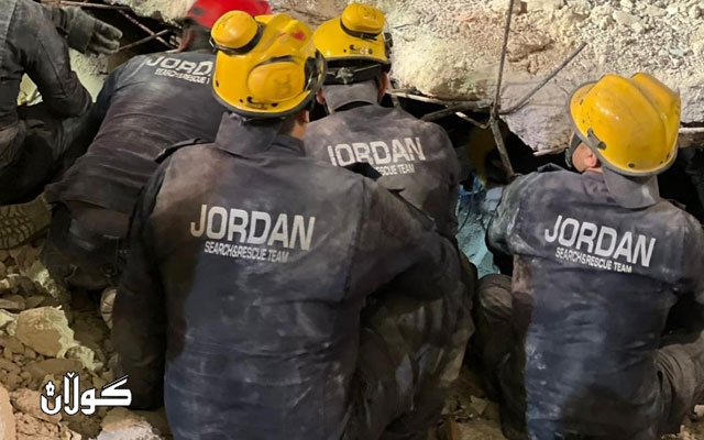 ژمارەی قوربانیانی داڕمانی بینایەك لە ئوردن لە هەڵكشاندایە