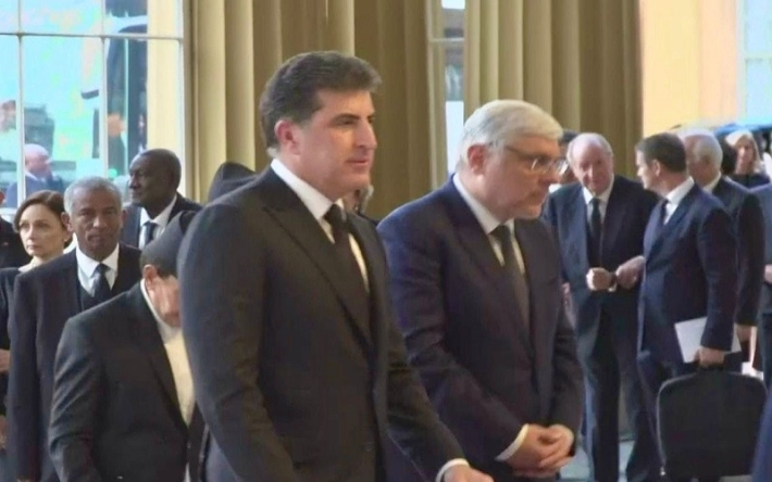 في مراسم بقصر باكينغهام الى جانب قادة وزعماء العالم..رئيس إقليم كوردستان يعزي الملك تشارلز الثالث