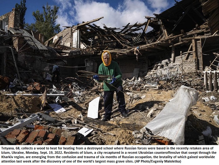 ‘We have nothing’: Izium’s trauma after Russian occupation