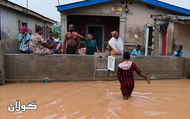 نەیجیریا: بەهۆی لافاوەوە زیاتر لە 100 هەزار كەس ئاوارە بوون