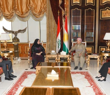 سەرۆک بارزانی پێشوازی لەسەرۆکی پەرلەمانی کوردستان کرد