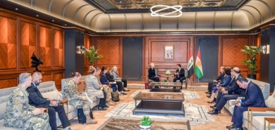 سەرۆکی حکوومەتی هەرێمی کوردستان پێشوازیی لە یاریدەدەری وەزیری بەرگریی ئەمریکا كرد