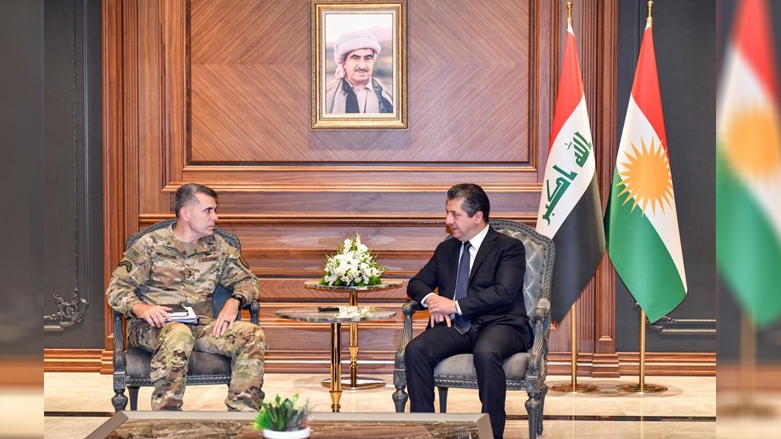 مسرور بارزاني يبحث مع ماثيو ماكفرلين استمرار دعم التحالف للبيشمركة