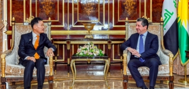 Mesrûr Barzanî pêşwazî li Konsulê nû yê Koreyê kir