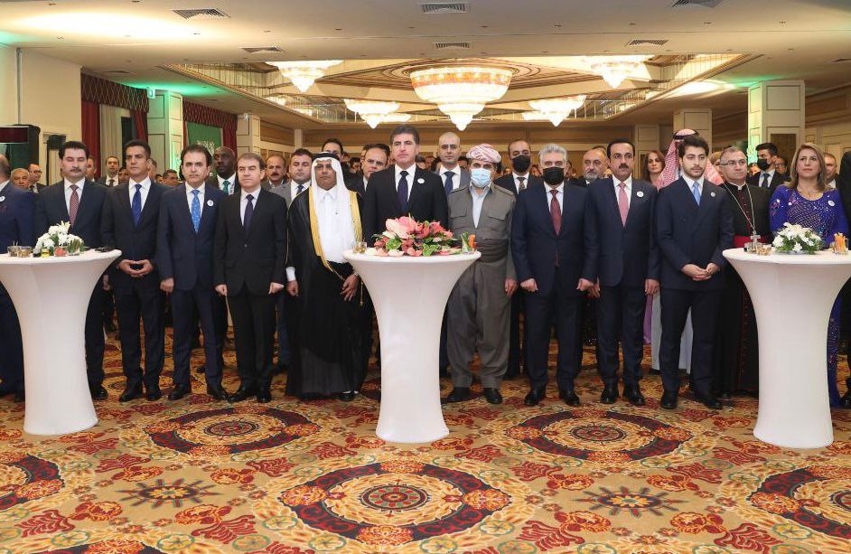 نيجيرفان بارزاني يشارك في مراسم إحياء اليوم الوطني السعودي