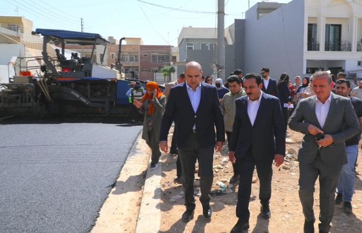 بكلفة نحو ملياري دينار .. إطلاق مشاريع خدمية في العاصمة اربيل