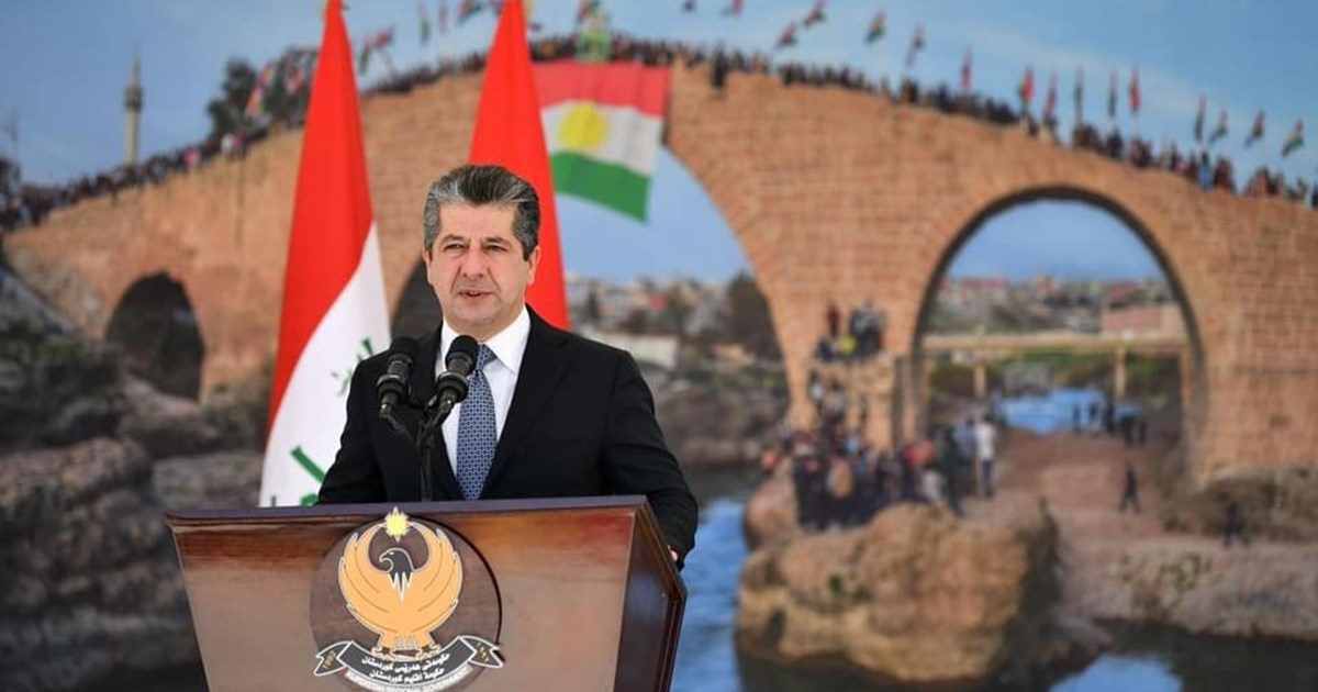 PM Masrour Barzani sets foundation stone for several projects in Zakho