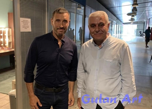 ئەحمەد محەمەد و كازم ساهیر لە كارێكی هونەریی هاوبەشدا