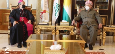 Serok Barzanî ligel Balyozê Vatîkanê yê li Iraqê civiya