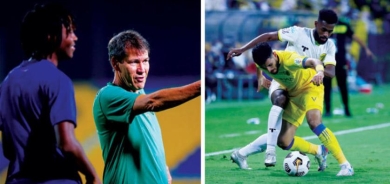 غارسيا وسانتو... خبير قمم «الكلاسيكو» في مواجهة مروض الذئاب