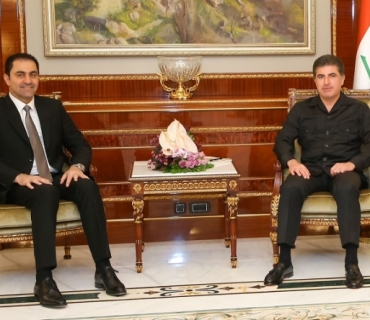 سه‌رۆکی هه‌رێمی کوردستان پێشوازی له‌ جێگری یه‌که‌می سه‌رۆکی ئه‌نجومه‌نی نوێنه‌ران کرد