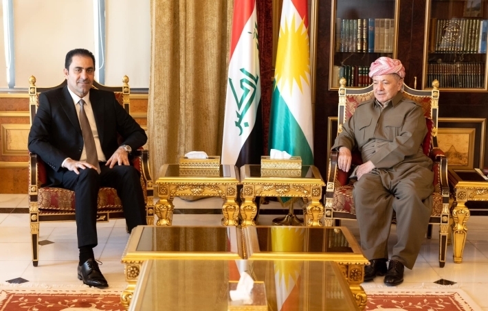 Serok Barzanî pêşwazî li Cîgirê Yekem ê Serokê Encûmena Nûnerên Iraqê kir