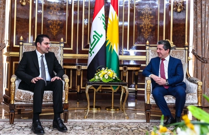 Serokê Hikûmeta Herêma Kurdistanê pêşwazî li Cîgirê Yekem ê Serokê Parlamentoya Iraqê kir