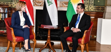 ليز تراس لمسرور بارزاني.. تجمعنا قيم مشتركة وملتزمون بحماية أمن كوردستان