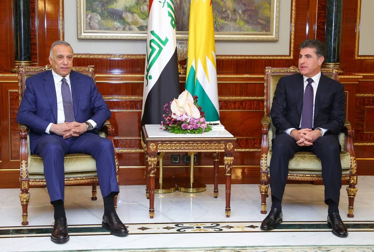 President Nechirvan Barzani and PM Barzani receives Iraq’s Prime Minister Mustafa Al-Kadhimi