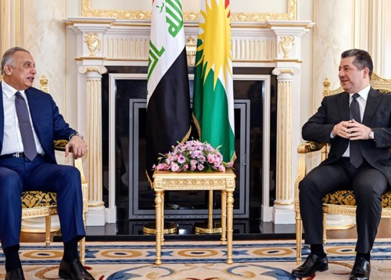 President Nechirvan Barzani and PM Barzani receives Iraq’s Prime Minister Mustafa Al-Kadhimi