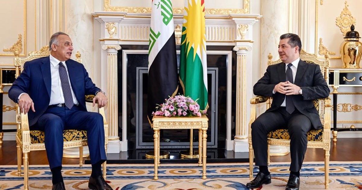 President Nechirvan Barzani and PM Barzani receives Iraq’s Prime Minister Mustafa Al-Kadhimi