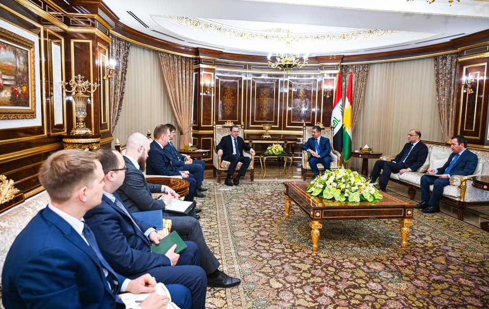 مسرور بارزاني والسفير كوتراشيف يناقشان علاقات إقليم كوردستان وروسيا الثنائية