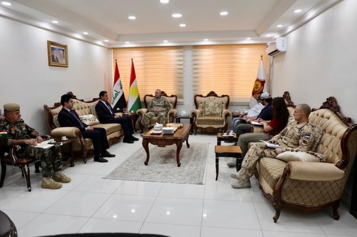 التحالف والبيشمركة يناقشان أمن كوردستان