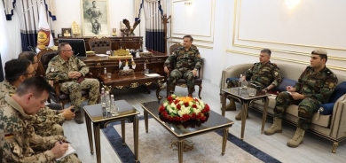 Şandeke leşkerî ya Almanî serdana wezareta pêşmerge kir