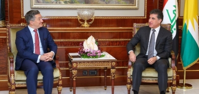 Nêçîrvan Barzanî û Nûnerê Amerîka li Bakurê Rojhilatê Sûriyê tekeziyê li ser rûbirûbûna terorê dikin