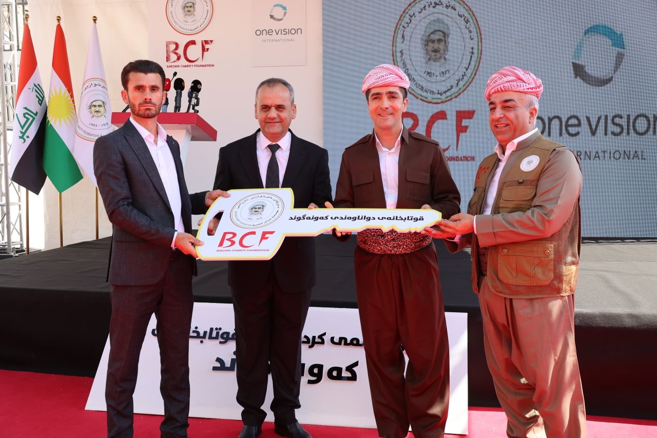 رێوڕەسمی کردنەوەی قوتابخانەی کەونە گوند لە سنووری قەزای مێرگەسۆر