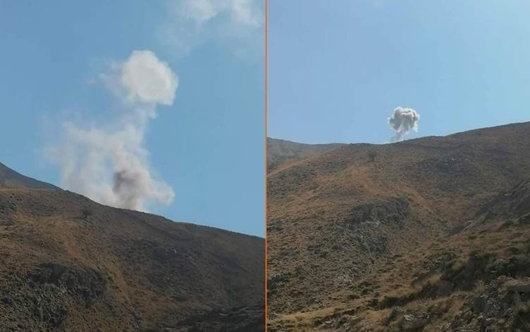 Rêvebirê nahyeya Qesrê: Droneke Tirkiyê devera Balekayetî bombebaran kir