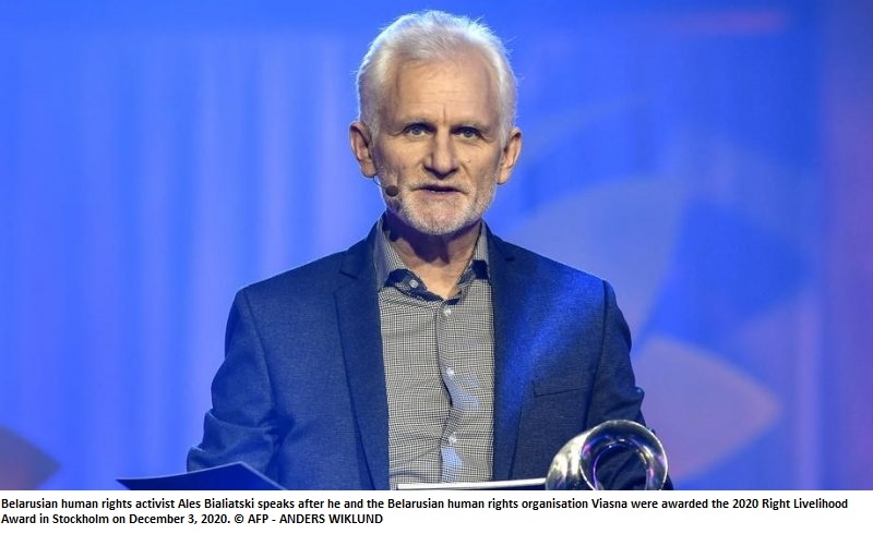 Nobel Peace Prize goes to three ‘champions of human rights’ from Belarus, Russia and Ukraine