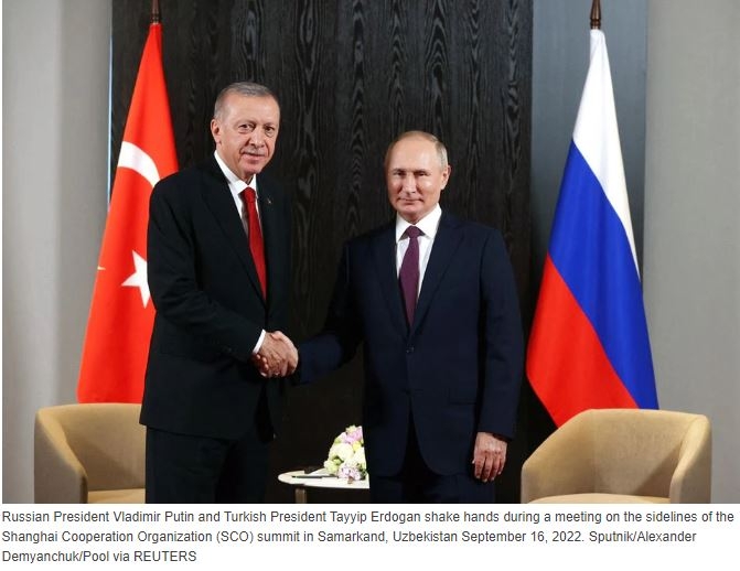 Erdogan and Putin discuss improving ties, ending Ukraine war