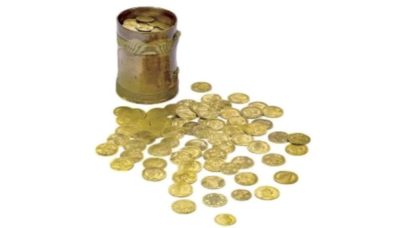 عملات ذهبية مخبأة تحت أرضية مطبخ تُباع بـ754 ألف إسترليني