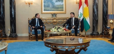 سه‌رۆك نێچيرڤان بارزانى، پێشوازى له‌ باڵيۆزى فه‌ره‌نسا كرد