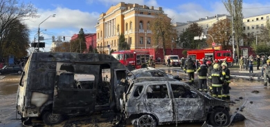 قصف صاروخي عنيف يستهدف مدن كييف ولفيف ودنيبرو وترنوبل الأوكرانية