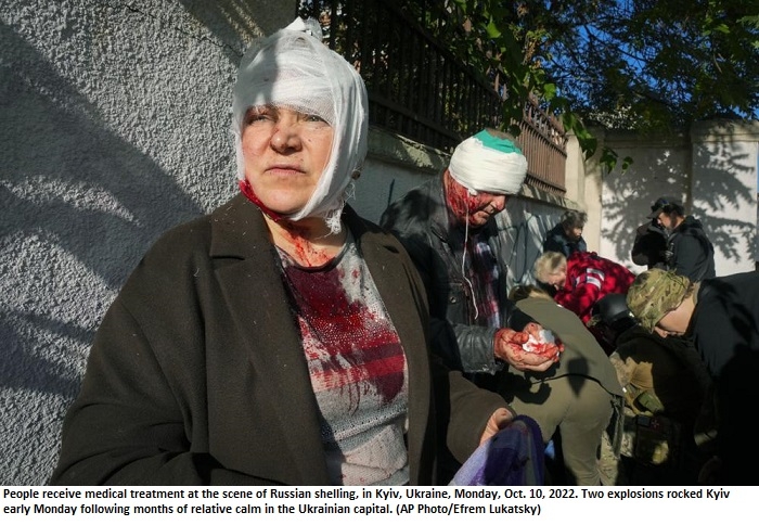 Russia strikes Kyiv, multiple Ukrainian cities; many dead