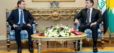 Nêçîrvan Barzanî pêşwazî li Balyozê Fransayê kir