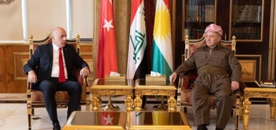 Serok Barzanî li gel balyozê Tirkiyê li Iraqê civiya