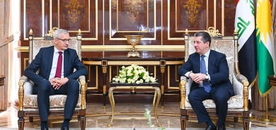 مسرور بارزاني يتباحث مع السفير الألماني جهود تشكيل الحكومة الاتحادية