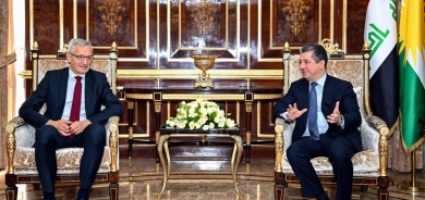 PM Masrour Barzani meets Martin Jaeger, new German Ambassador to Iraq