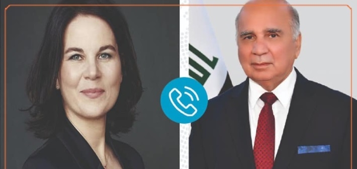 فؤاد حسين لنظيرته الألمانية: القصف الإيراني على الأراضي العراقية يخالف القوانين الدولية