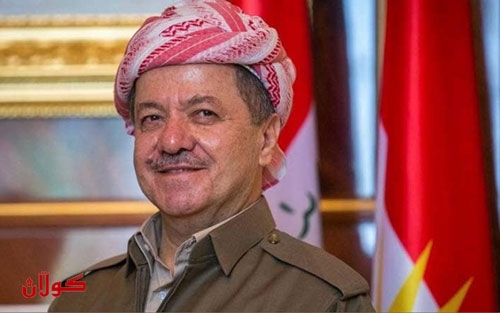 سەرۆك بارزانی پیرۆزبایی لە سەركۆماری هەڵبژێردراوی عێراق دەكات