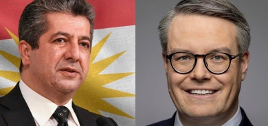 مسرور بارزاني يتلقّى اتصالاً هاتفياً من وزير الدولة في الخارجية الألمانية